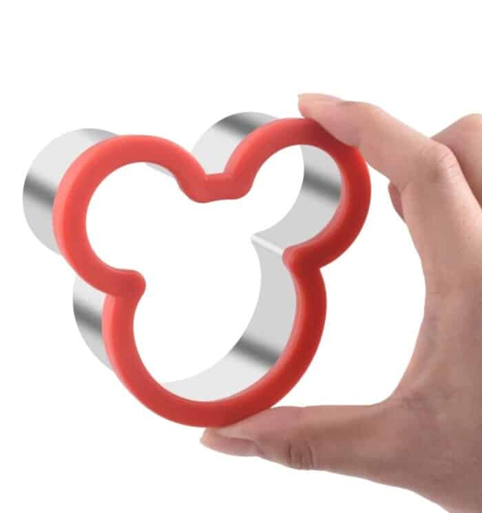 ⁦חותכן ראש מיקי מאוס נירוסטה מגן אדום 10.5-9.5 סמ⁩ – תמונה ⁦3⁩