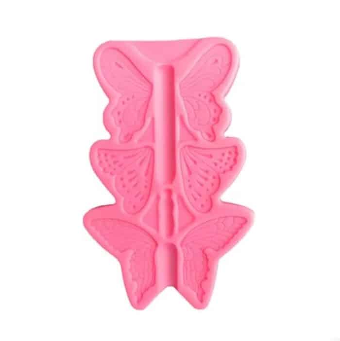 ⁦תבנית סיליקון הטבעה פרפרים 8-13.5 סמ⁩ – תמונה ⁦2⁩