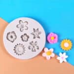 תבנית סילקון פרחים 6 שקעים בלעדי!