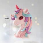 דמות חד קרן לקישוט עוגה - בלעדי !