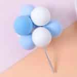 זר בלונים לקישוט תכלת לבן בלעדי!