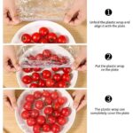 ⁦כיסוי מזון עם גומי 60 ס"מ 50 יח'⁩ – תמונה ⁦3⁩