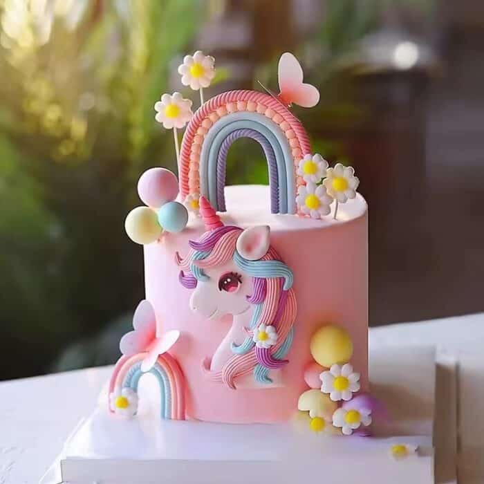 ⁦דמות חד קרן לקישוט עוגה - בלעדי !⁩ – תמונה ⁦3⁩