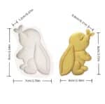 ⁦תבנית סילקון ארנב ופרפר בלעדי!⁩ – תמונה ⁦2⁩