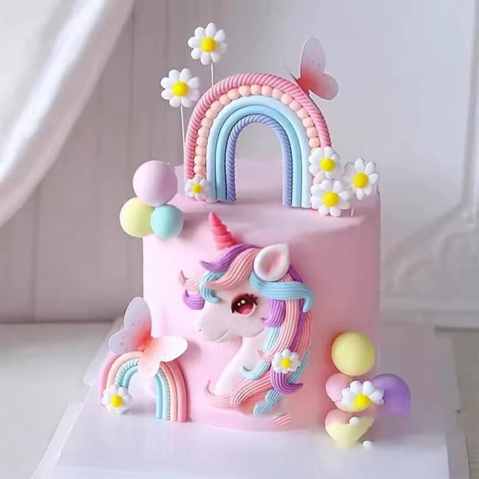 ⁦דמות חד קרן לקישוט עוגה - בלעדי !⁩ – תמונה ⁦2⁩