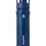 בקבוק ספורט תרמי כחול עמוק 650 מ"ל AquaFlask
