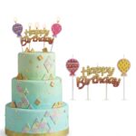 חב' 2 נרות בצורת בלון HB זהב