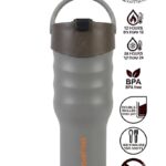 כוס Mecchiato חום אפור קפה TUMBLER 887 מ"ל