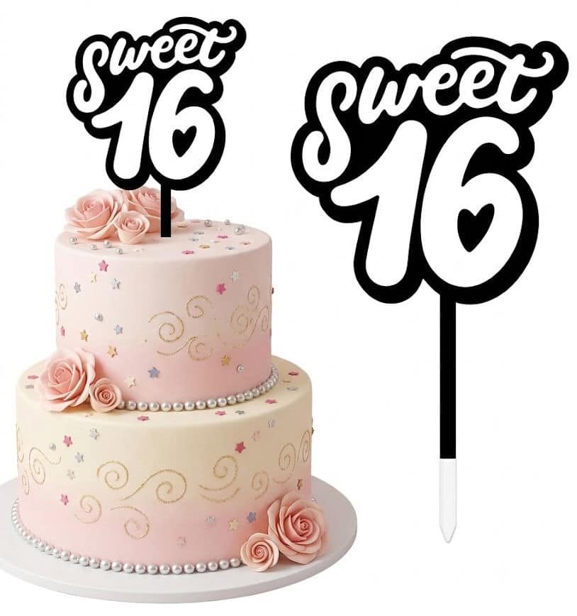 טופר Sweet 16 שחור לבן בלעדי! – תמונה 1
