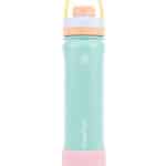 בקבוק ספורט Bloom טורקיז ורוד 650 מ"ל AquaFlask